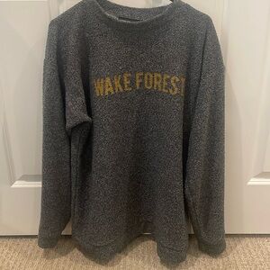 Wooly Threads Wake Forest Gray Sweatshirt Size XL